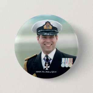 Badge Rond 5 Cm HRH Prince Andrew