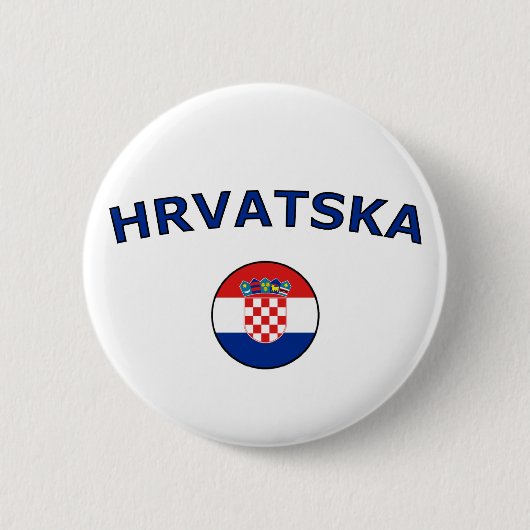 Badge Rond 5 Cm Hrvatska (Devant)
