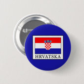 Badge Rond 5 Cm Hrvatska (Devant & derrière)