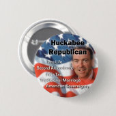 Badge Rond 5 Cm huckabeerepublican (Devant & derrière)