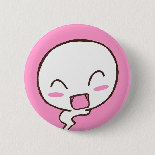 Badge Rond 5 Cm Huez le bouton (Devant)
