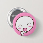 Badge Rond 5 Cm Huez le bouton (Devant & derrière)