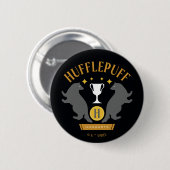 Badge Rond 5 Cm HUFFLEPUFF™ Badger and Cup House Pride Graphisme (Devant & derrière)
