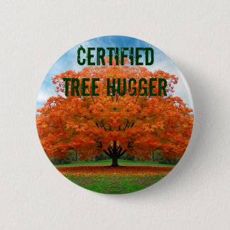 Badge Rond 5 Cm hugger certifié d'arbre