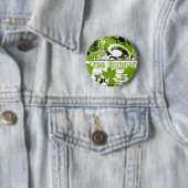 Badge Rond 5 Cm Hugger d'arbre (En situation)