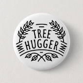 Badge Rond 5 Cm Hugger d'arbre (Devant)