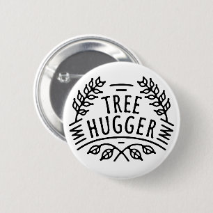 Badge Rond 5 Cm Hugger d'arbre