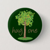 Badge Rond 5 Cm Hugger d'arbre (Devant)