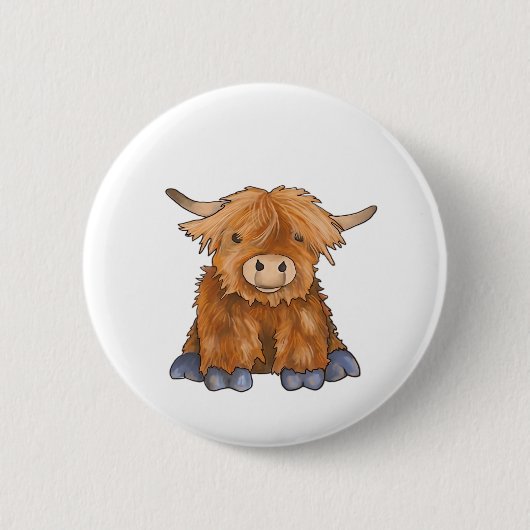 Badge Rond 5 Cm Huggy Harry - Partie de ma série Fluffy Friends Cl (Devant)