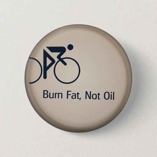 Badge Rond 5 Cm Huile de graisse de brûlure pas (Devant)