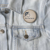 Badge Rond 5 Cm Huile de graisse de brûlure pas (En situation)