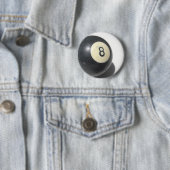 Badge Rond 5 Cm Huit balles (En situation)