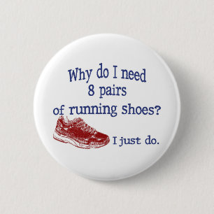 Badge Rond 5 Cm Huit paires de chaussures