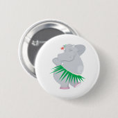 Badge Rond 5 Cm hula hippo (Devant & derrière)