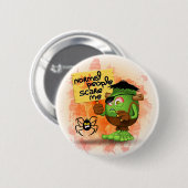 Badge Rond 5 Cm Humorous Frankenstein (Devant & derrière)