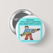 Badge Rond 5 Cm humour de maths de règle à calcul (Devant & derrière)
