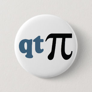 Badge Rond 5 Cm Humour de maths - pièce en t mignonne pi