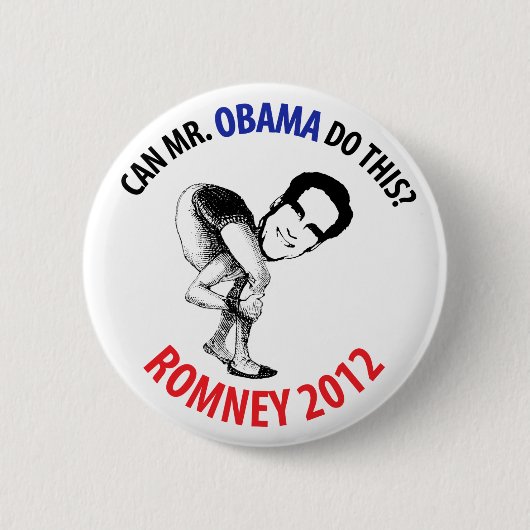 Badge Rond 5 Cm Humour de Romney 2012 (Devant)
