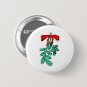 Badge Rond 5 Cm Hung Mistletoe (Devant & derrière)