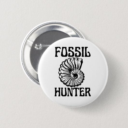 Badge Rond 5 Cm Hunter fossile (Devant & derrière)