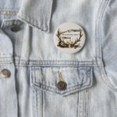 Badge Rond 5 Cm Hunting  (En situation)