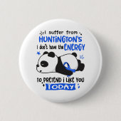 Badge Rond 5 Cm Huntington's Awareness Month Ribbon Don (Devant)