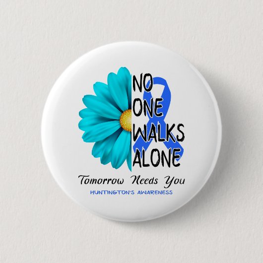 Badge Rond 5 Cm Huntington's Awareness Month Ribbon Don (Devant)