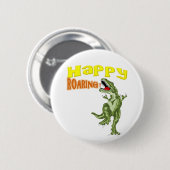 Badge Rond 5 Cm Hurlement heureux (Devant & derrière)