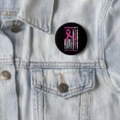 Badge Rond 5 Cm Husband Of A Warrior Breast Cancer Awareness Suppo (En situation)