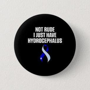 Badge Rond 5 Cm Hydrocéphalie Survivant Guerrier de sensibilisatio