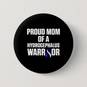 Badge Rond 5 Cm Hydrocéphalie Survivant Mère de sensibilisation Gu