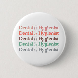 Badge Rond 5 Cm Hygiéniste dentaire   RDH Dentist Dentist Cadeaux 