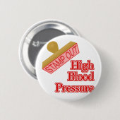 Badge Rond 5 Cm Hypertension (Devant & derrière)