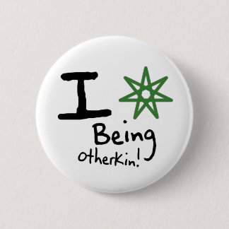 Badge Rond 5 Cm I <3 étant bouton d'Otherkin