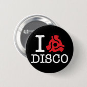 Badge Rond 5 Cm I 45 Adaptateur Disco (Devant & derrière)