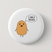 Badge Rond 5 Cm I a potato (Devant)