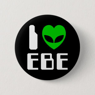 Badge Rond 5 Cm I Alien Heart EBE