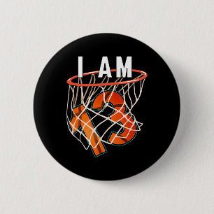 Badge Rond 5 Cm I Am 13 Bysketbyll Thème 13ème anniversaire de fêt