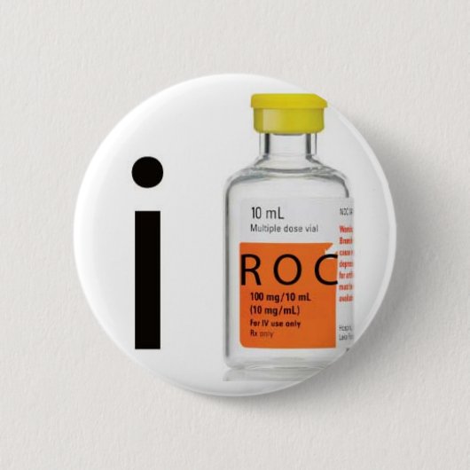 Badge Rond 5 Cm I anesthésie de ROC (Devant)