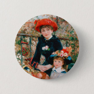 Badge Rond 5 Cm I art de coeur - Renoir