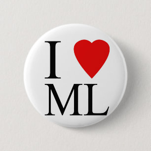 Badge Rond 5 Cm I bouton de clair de lune de Luv