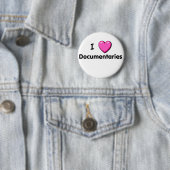 Badge Rond 5 Cm I bouton de documentaires de coeur (En situation)