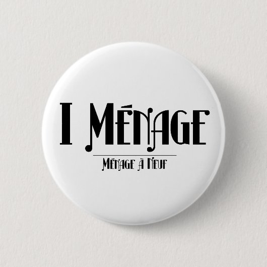 Badge Rond 5 Cm I bouton de Ménage (Devant)