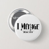Badge Rond 5 Cm I bouton de Ménage (Devant & derrière)