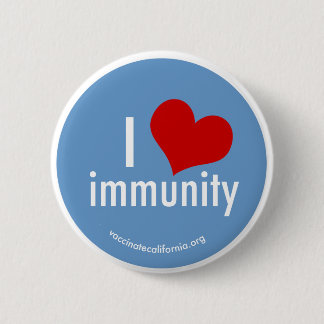 Badge Rond 5 Cm I bouton d'immunité de coeur