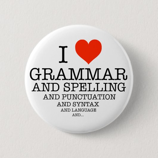 Badge Rond 5 Cm I coeur (Devant)