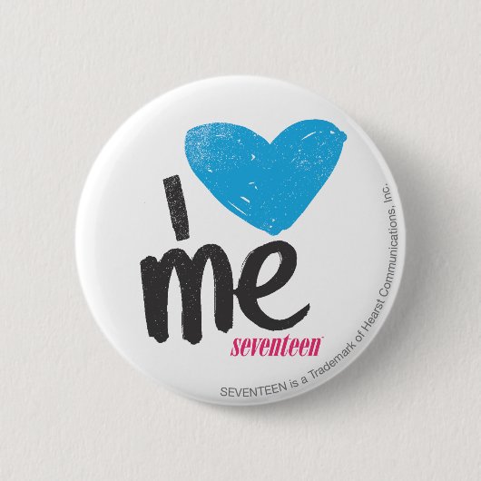 Badge Rond 5 Cm I coeur j'Aqua (Devant)
