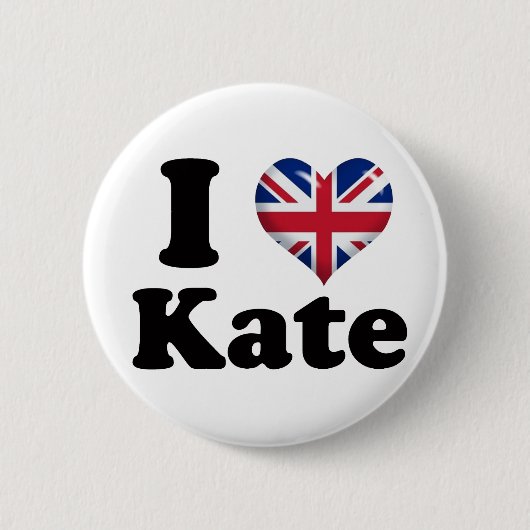 Badge Rond 5 Cm I coeur Kate (Devant)
