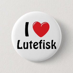 Badge Rond 5 Cm I coeur Lutefisk