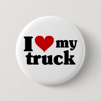 Badge Rond 5 Cm I coeur mon camion